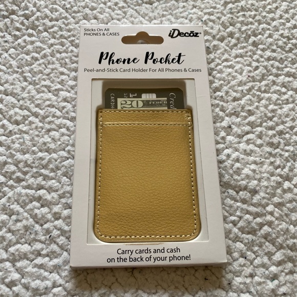 iDecoz Phone Pocket in Gold - Picture 1 of 2